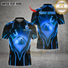Maxcorners Bowling Multicolor Options Personalized Name, Team Name Unisex 3D Shirt