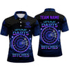 Maxcorners Darts Polo Shirt Let's Play Darts Text Retro Neon Synthwave Grid Target Board Multi Options Personalized Name, Team Name Unisex 3D Shirt (5 Colors)
