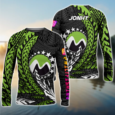 Maxcorners 8 Ball Maori Star Premium Billiard Jersey Multicolor Options Personalized Name, Team Name 3D Shirt For Jonathan