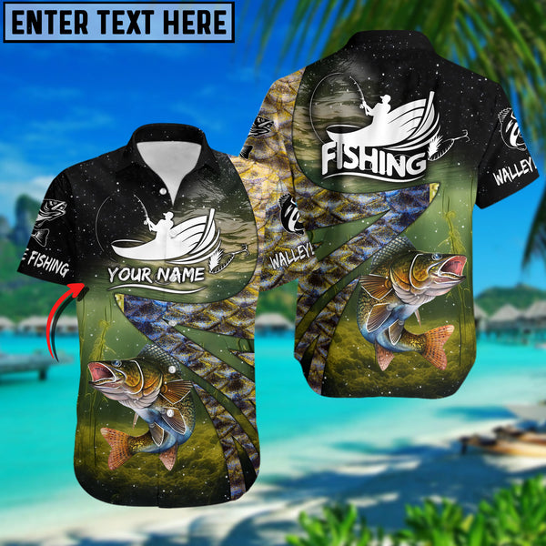 Maxcorners Fishing Walleyes Skin Customize Name 3D Shirts