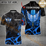 Maxcorners Darts Arrow With Beautiful Wing Personalized Name, Team Name 3D Shirt (6 colors)