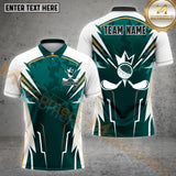 Maxcorners Stylish Maroon & Gold Golf Jersey Multicolor Options Personalized Name, Team Name 3D Shirt (4 Colors)