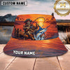 Maxcorners Fishing Pirate Sunset Angler Personalized 3D Bucket Hat (12 Fish Species)