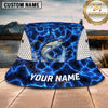 Maxcorners Fishing Electric Water Glow Personalized 3D Bucket Hat (12 Fish Species)