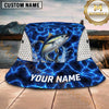 Maxcorners Fishing Electric Water Glow Personalized 3D Bucket Hat (12 Fish Species)