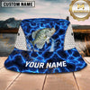 Maxcorners Fishing Electric Water Glow Personalized 3D Bucket Hat (12 Fish Species)