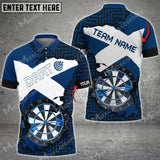 Maxcorners Dart X Color Options Custom Name, Team Name Unisex 3D Shirt