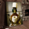 Maxcorners Funny Duck Bathroom Canvas Wall Art – Rustic Toilet Canvas for Cabin, Lodge & Man Cave Decor