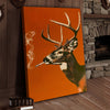 Maxcorners Smoking Buck Deer Canvas – Funny Hunting Wall Art for Man Caves - Gift for Hunters & Redneck Vibes