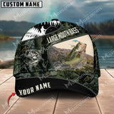 Maxcorners Fishing Personalized Classic 3D Cap (Large Mouth Bass, Walleye, Stripped Bass, Trout, Catfish, Crappie, Salmon, Pike)