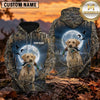 Maxcorners Moonlit Retriever Duck Hunting Personalized Name 3D Hoodie (8 Hunting Dog Options)