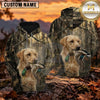 Maxcorners Dark Woodland Retriever Duck Hunting Personalized Name 3D Hoodie (8 Hunting Dog Options)