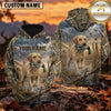 Maxcorners Misty Morning Retriever Duck Hunting Personalized Name 3D Hoodie (8 Hunting Dog Options)