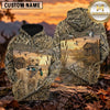 Maxcorners Golden Wetland Duck Hunting Dog Personalized Name 3D Hoodie (8 Hunting Dog Options)