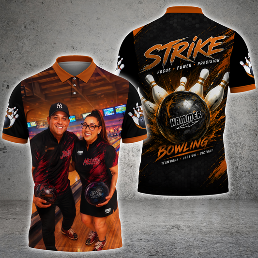 Maxcorners Bowling Personalized Name, Team Name 3D Shirt For Virginia Velez