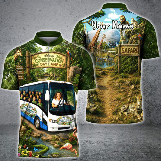 Maxcorners Conservation Day Camp Customized Name Shirts For Virginia