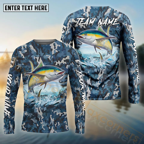 Maxcorners Walleye Fishing Camouflage Customize Name 3D Shirts