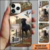 Maxcorners Rustic Duck Blind Retriever Duck Hunting Multiple Dog Breeds Personalized Name Phone Case