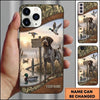 Maxcorners Rustic Duck Blind Retriever Duck Hunting Multiple Dog Breeds Personalized Name Phone Case