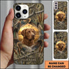 Maxcorners Woodland Retriever Crest Duck Hunting Multiple Dog Breeds Personalized Name Phone Case