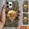 Maxcorners Woodland Retriever Crest Duck Hunting Multiple Dog Breeds Personalized Name Phone Case
