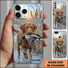 Maxcorners Waterfowl Retrieval Action Duck Hunting Multiple Dog Breeds Personalized Name Phone Case