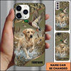 Maxcorners Splashing Waterfowl Retriever Duck Hunting Multiple Dog Breeds Personalized Name Phone Case