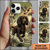 Maxcorners Dynamic Marshland Retriever Duck Hunting Multiple Dog Breeds Personalized Name Phone Case