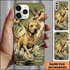 Maxcorners Dynamic Marshland Retriever Duck Hunting Multiple Dog Breeds Personalized Name Phone Case