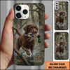 Maxcorners Splashing Duck Retrieval Duck Hunting Multiple Dog Breeds Personalized Name Phone Case