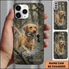 Maxcorners Splashing Duck Retrieval Duck Hunting Multiple Dog Breeds Personalized Name Phone Case