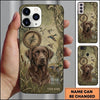 Maxcorners Hunting Compass Retriever Landscape Duck Hunting Multiple Dog Breeds Personalized Name Phone Case
