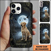 Maxcorners Moonlit Duck Hunting Retriever Duck Hunting Multiple Dog Breeds Personalized Name Phone Case