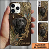 Maxcorners Ornamental Wetland Retriever Duck Hunting Multiple Dog Breeds Personalized Name Phone Case