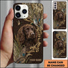 Maxcorners Ornamental Wetland Retriever Duck Hunting Multiple Dog Breeds Personalized Name Phone Case