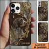 Maxcorners Ornamental Wetland Retriever Duck Hunting Multiple Dog Breeds Personalized Name Phone Case