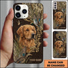 Maxcorners Ornamental Wetland Retriever Duck Hunting Multiple Dog Breeds Personalized Name Phone Case