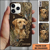 Maxcorners Ornamental Wetland Retriever Duck Hunting Multiple Dog Breeds Personalized Name Phone Case
