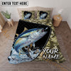 Maxcorners Fishing Camouflage Adventure Personalized Name Unisex 3D Bedding Set