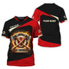 Maxcorners Custom Axe Throwing With Fire T Shirts, Axe Throwing Jersey, Gift for Axe Throwing Players MT2009