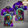 Maxcorners Bowling Shirt Neon Werewolf Acid Drip Multioptions Personalized Name, Team Name Unisex 3D Shirt (4 Colors)