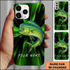 Maxcorners Fishing Phone Case Energy Beam Design Custom Name Phone Case