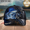 Maxcorners Ripped Metal Hook Design Custom Name Fishing Cap
