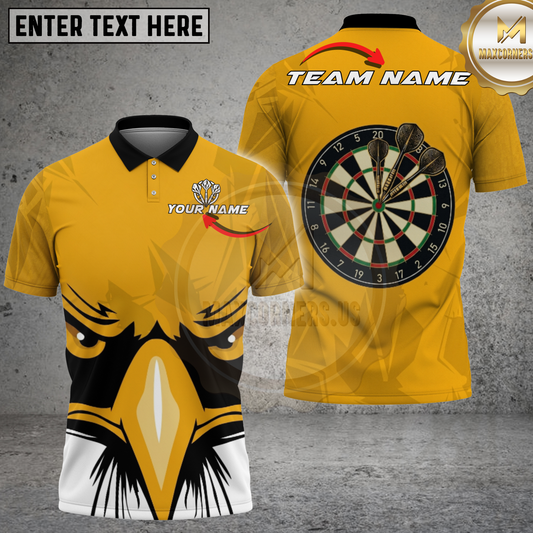 Maxcorners Darts Shirt Eagle Eyes Graphic Multicolor Options Personalized Name, Team Name 3D Shirt