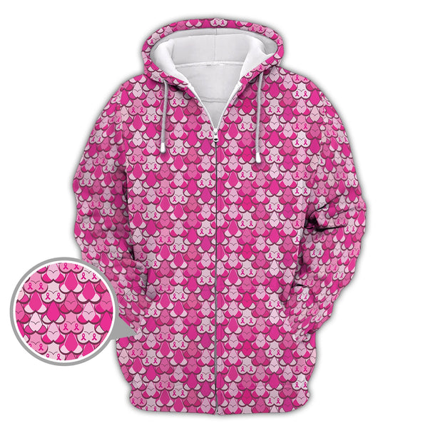 Maxcorners American Tatas Funny Golf Shirt, Pattern Golf Polos For Women,Breast Cancer Golf Shirt For Golfers