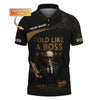 Maxcorners Fold Like A Boss Poker Shirt for Men, Custom Poker T Shirts, Gifts for Poker PlayersLM1009
