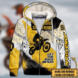 Maxcorners Motocross Expert Rider ( Yellow ) Customize Name And Number 3D Shirts