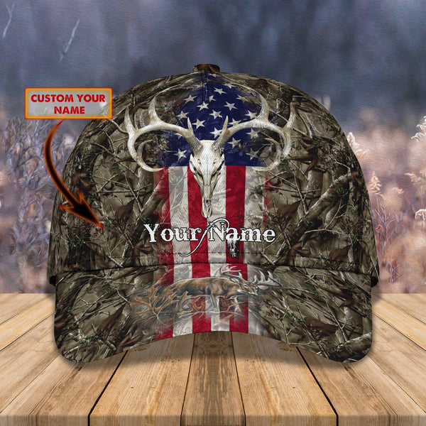 Maxcorners Deer Skull Hunting Classic Personalized Cap