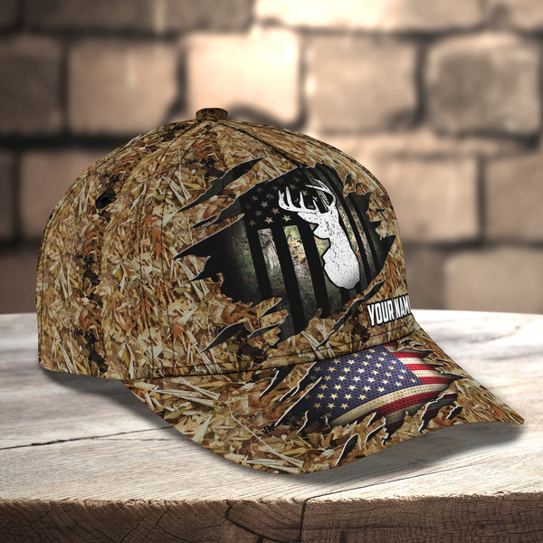 Maxcorners Deer Hunting American Camo Personalized Cap