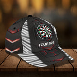 Maxcorners Love Darts Personalized Name 3D Cap